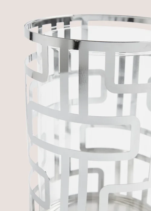 Geo Large Hurricane Candle Holder (15cm x 15cm x 22cm) Image 2