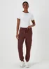 Brown Utility Joggers - Small Image 1
