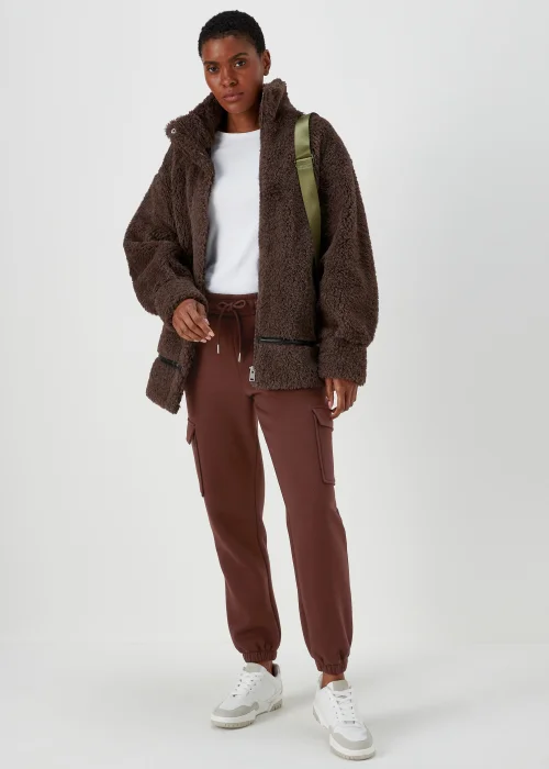 Brown Utility Joggers - Small Image 4