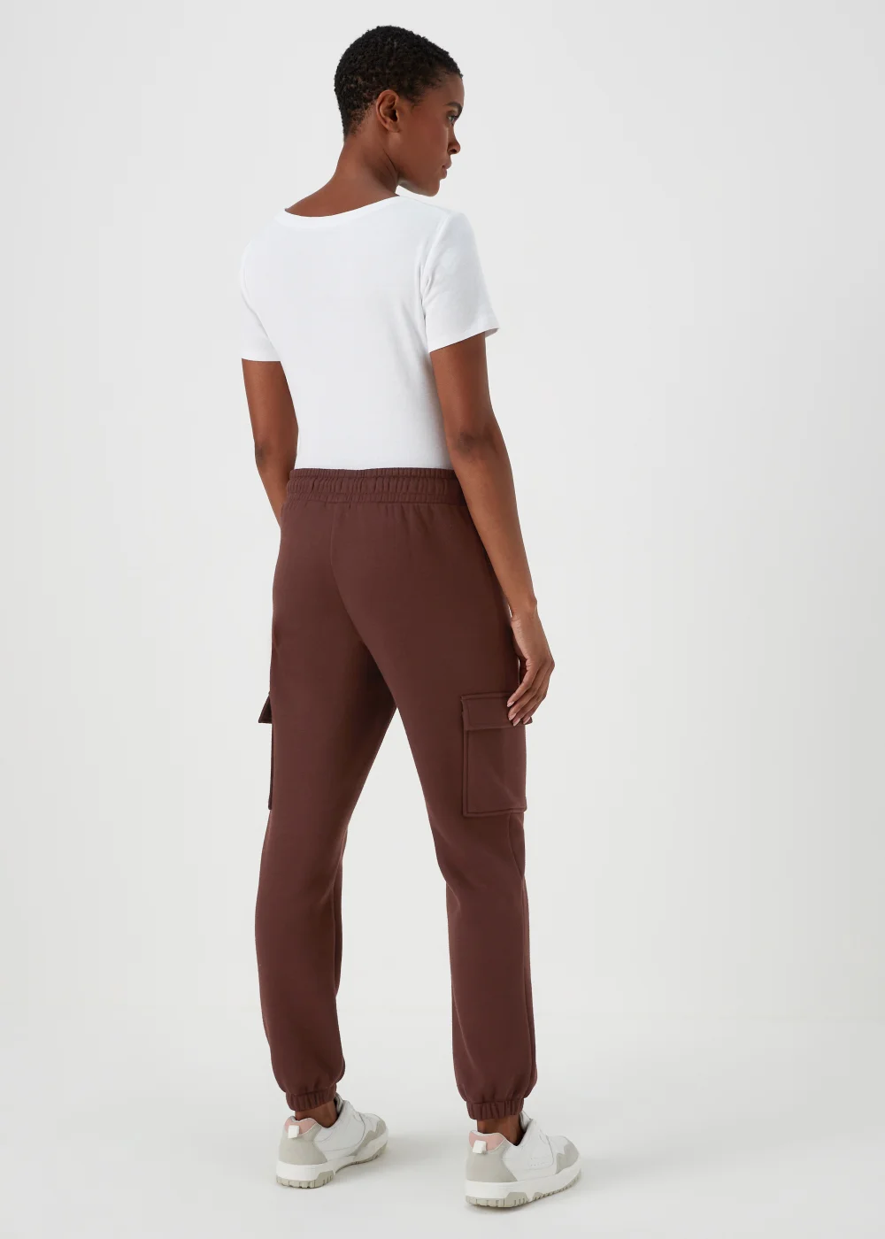 Brown Utility Joggers - Small Image 2