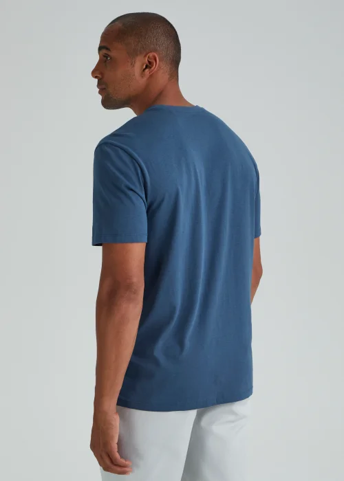 Blue Essential V-Neck T-Shirt - Small Image 2