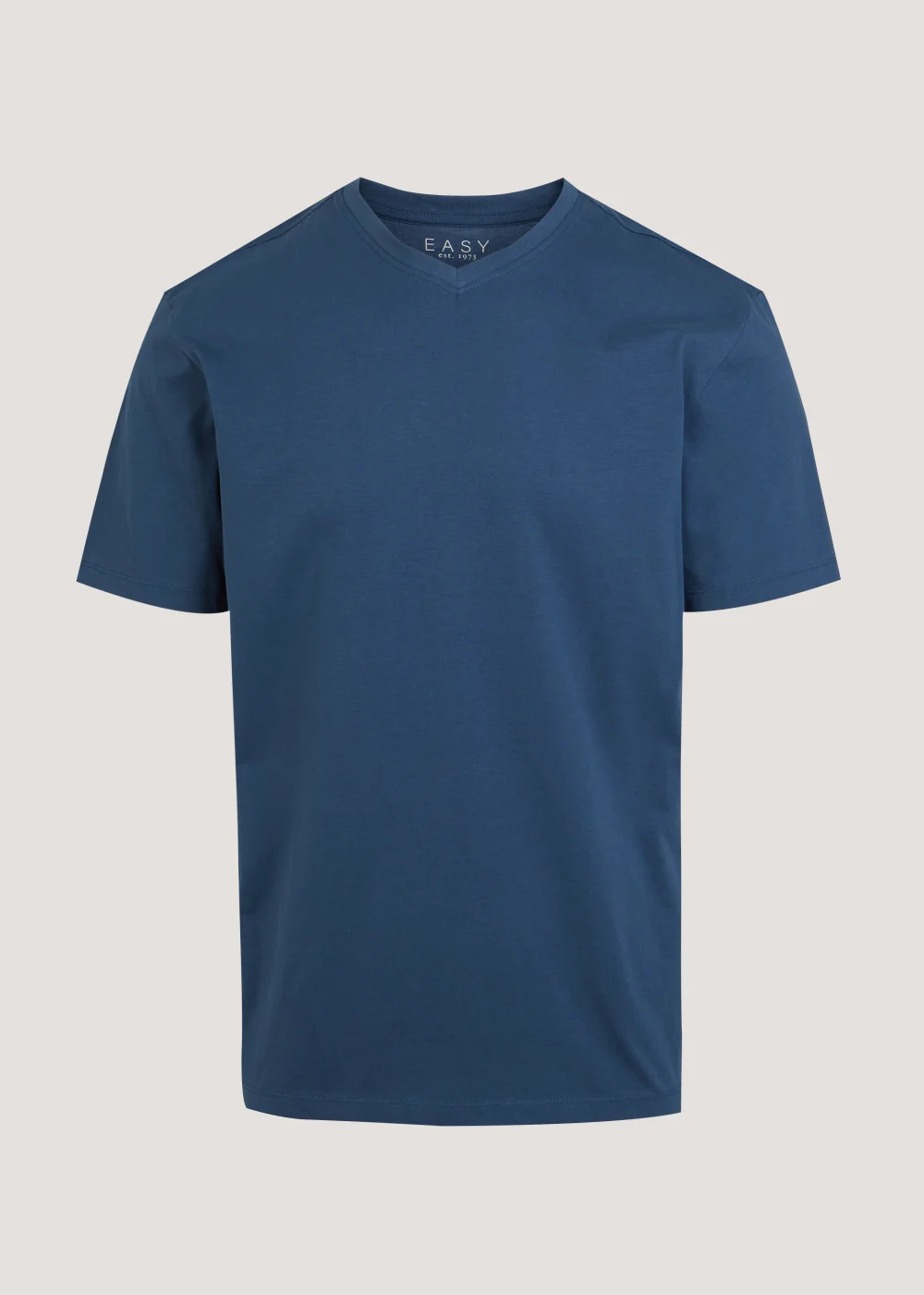 Blue Essential V-Neck T-Shirt - Small Image 5