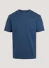 Blue Essential V-Neck T-Shirt - Small Image 5