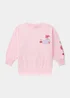 Girls Pink Awesome Sweatshirt (4-13yrs) - Age 4 Years Image 1