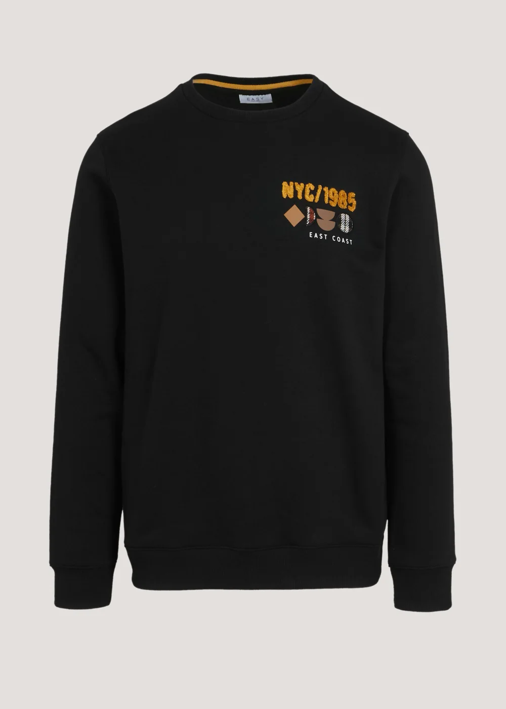 Black New York Embroidered Sweatshirt - Small Image 5