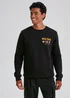 Black New York Embroidered Sweatshirt - Small Image 1