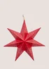 Red Hanging Star (20cm x 40cm x 40cm) Image 1