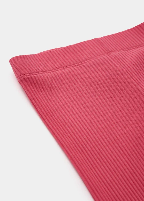Girls Pink Ribbed Leggings (4-13yrs) - Age 4 Years Image 2