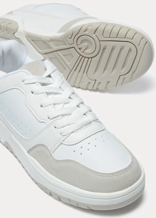 White Tennis Trainers - Size 3 Image 2