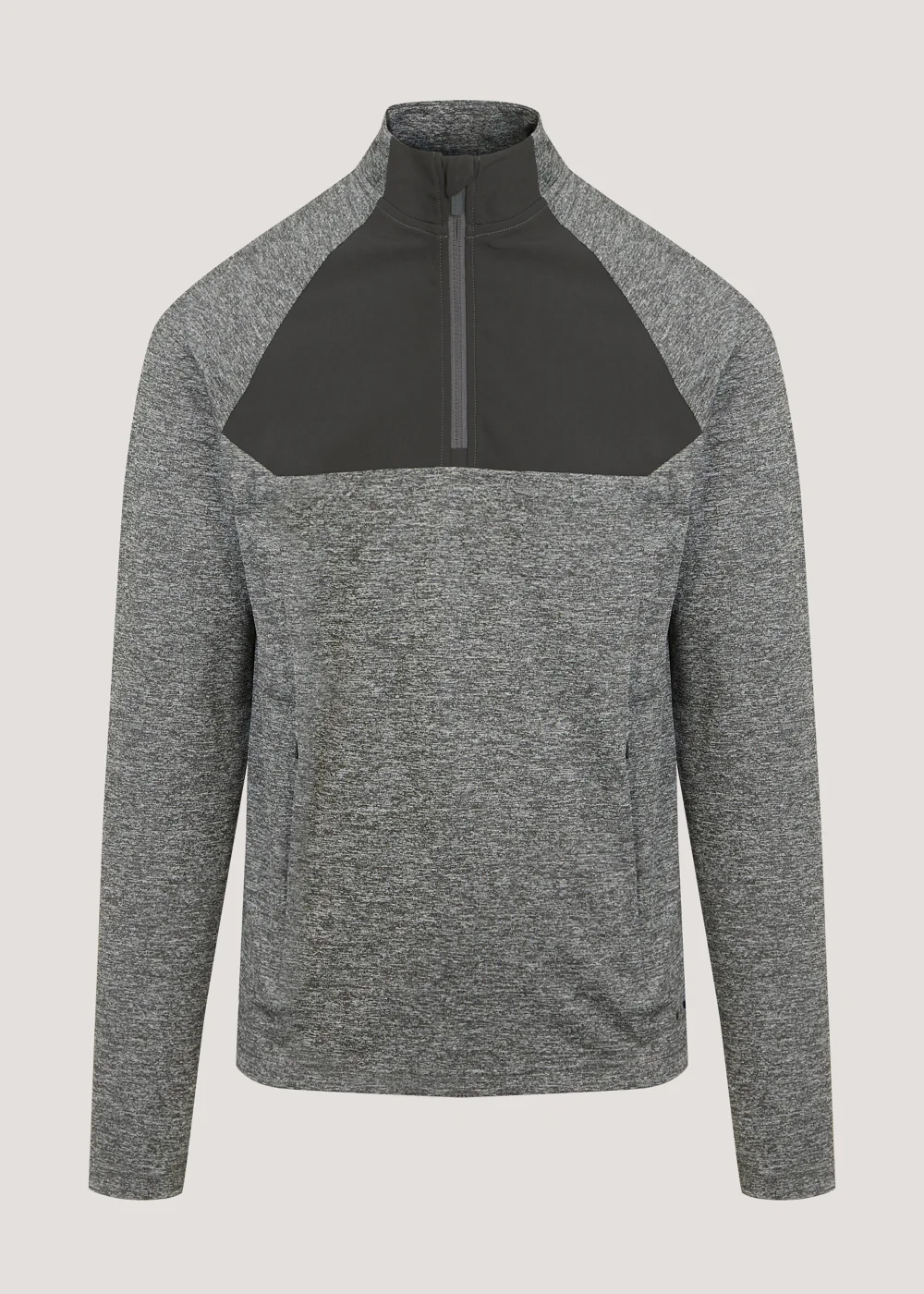 Souluxe Grey Grindle Woven 1/2 Zip Jacket - S Image 5