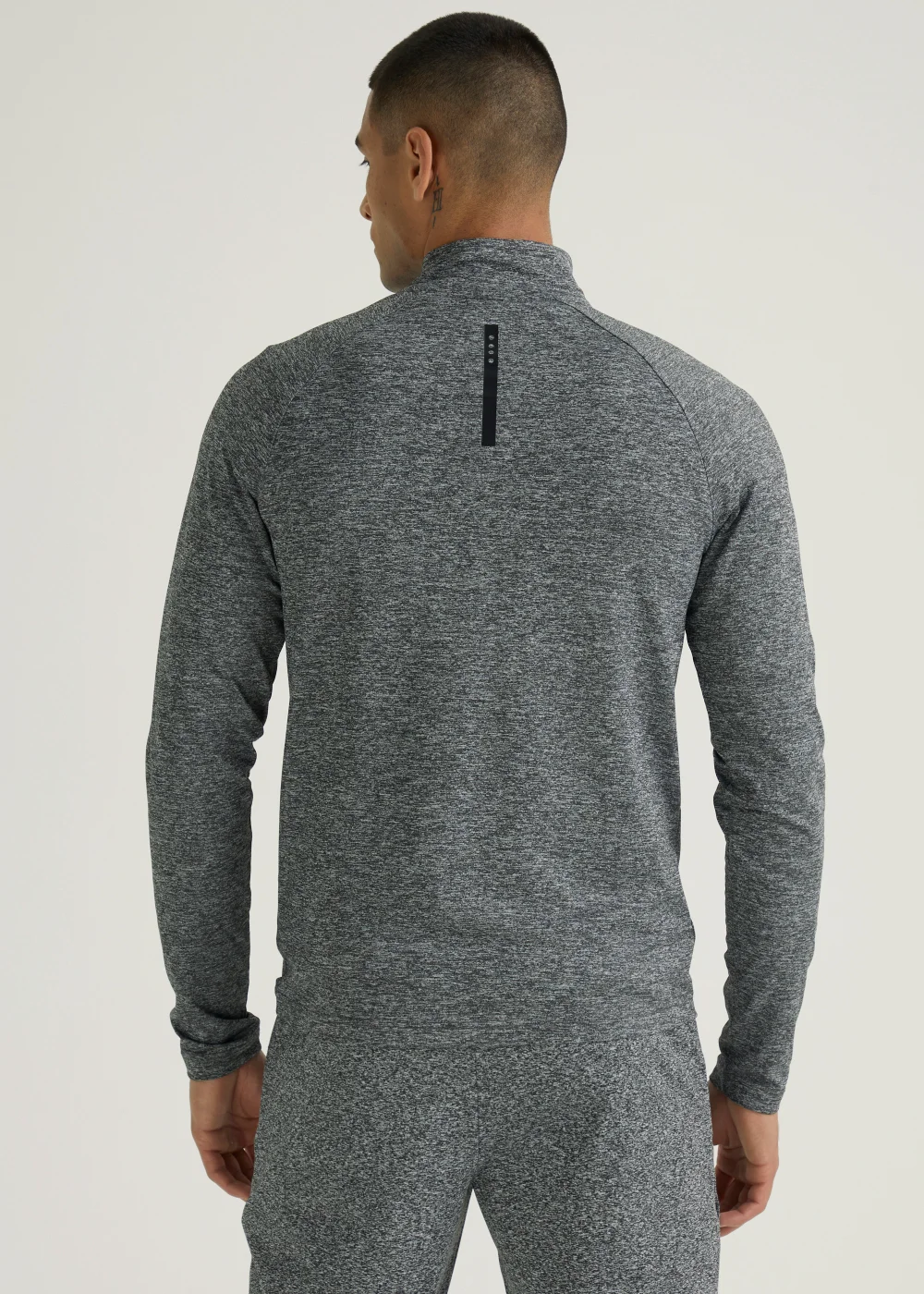 Souluxe Grey Grindle Woven 1/2 Zip Jacket - S Image 2