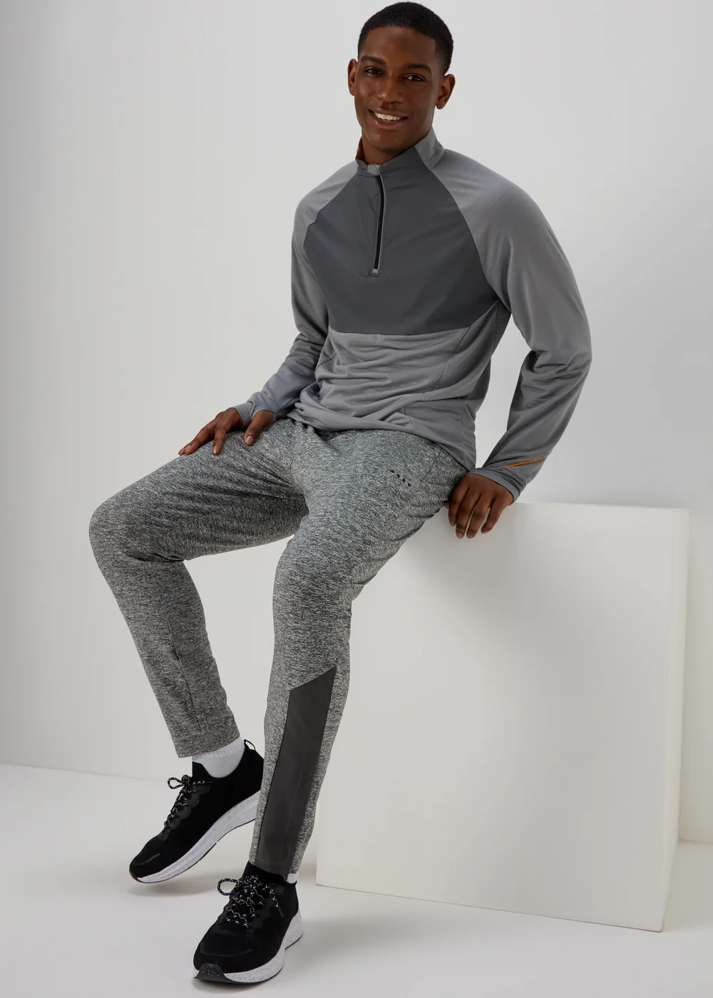 Souluxe Grey Woven Sports Joggers - Extra small Image 4