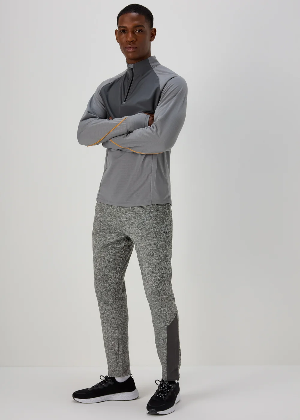 Souluxe Grey Woven Sports Joggers - Extra small Image 1