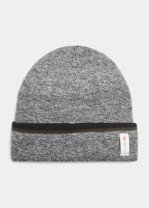 Grey Stripe Thinsulate Beanie - One Size Image 1