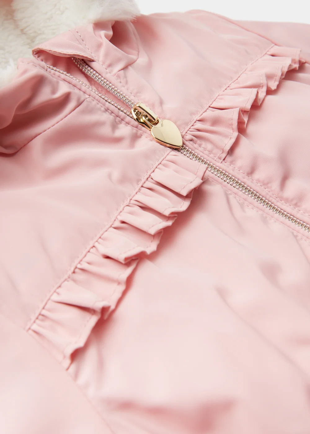 Girls Pink Parka Coat (9mths-6yrs) - 2-3 Yrs Image 2