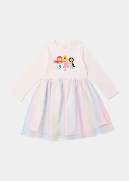 Kids Multicoloured Disney Princess Mesh Dress (3-9yrs) - 3 Yrs Image 1