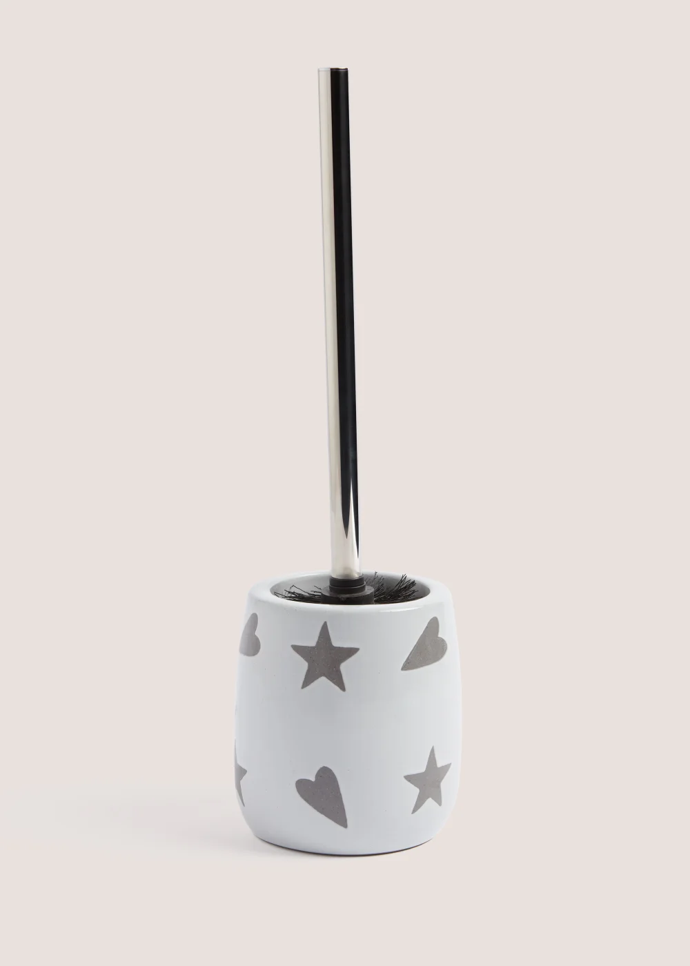 Heart & Star Toilet Brush Image 1