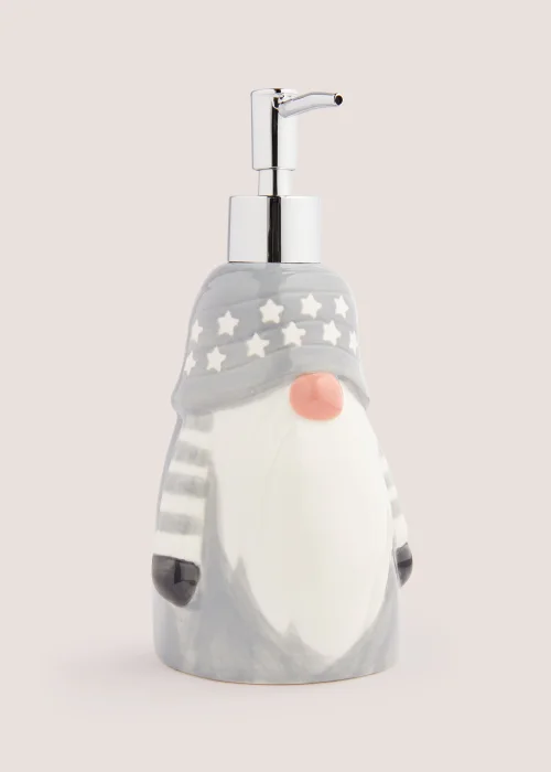 Grey Christmas Gonk Soap Dispenser Image 1