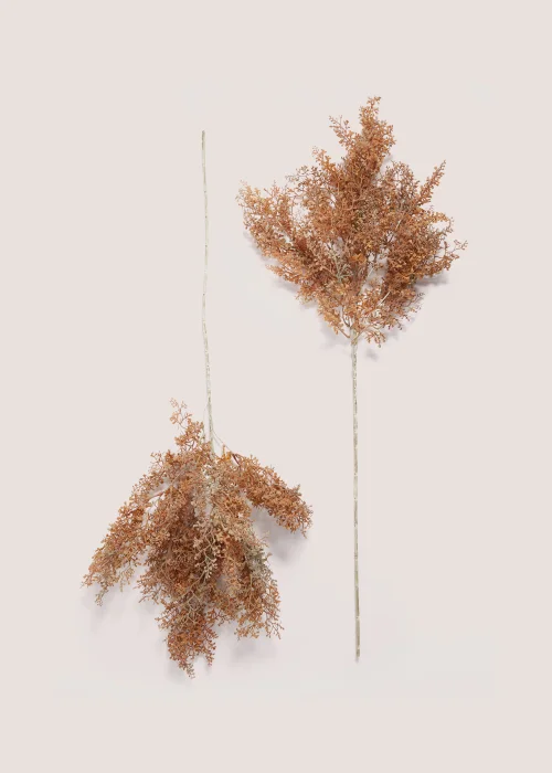 2 Pack Orange Ruscus Single Stems (85cm) Image 1