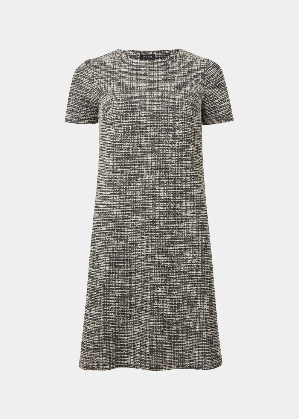 Et Vous Monochrome Textured Ponte Dress - 8 Image 5