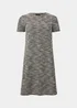 Et Vous Monochrome Textured Ponte Dress - 8 Image 5