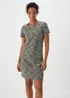 Et Vous Monochrome Textured Ponte Dress - 8 Image 4
