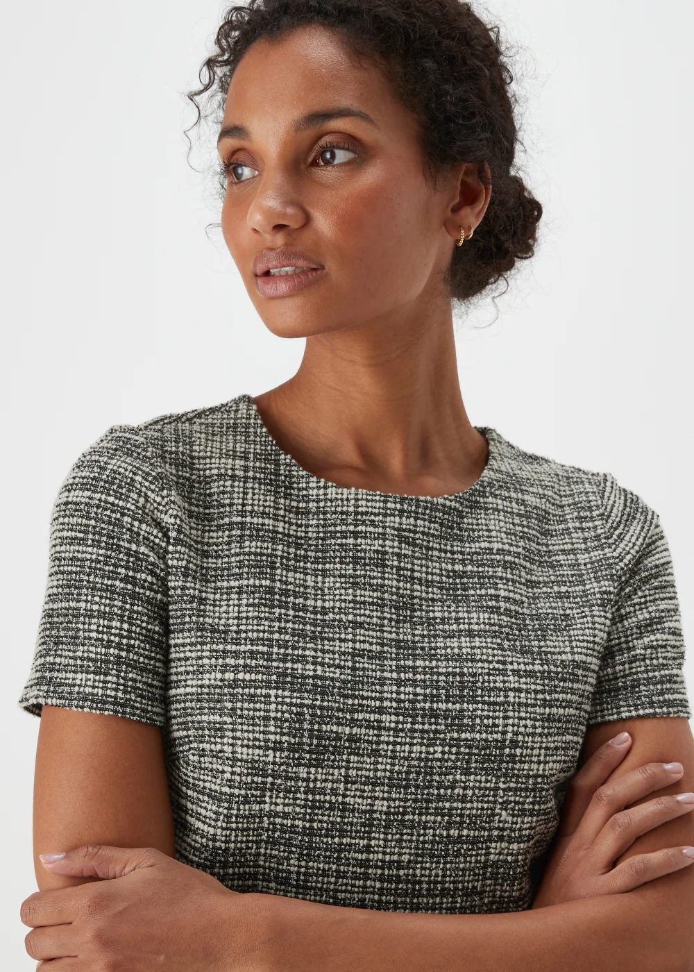 Et Vous Monochrome Textured Ponte Dress - 8 Image 3
