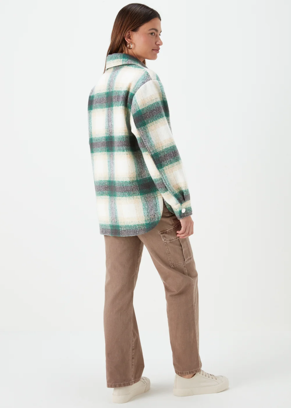 Green Check Shacket - 8 Image 2