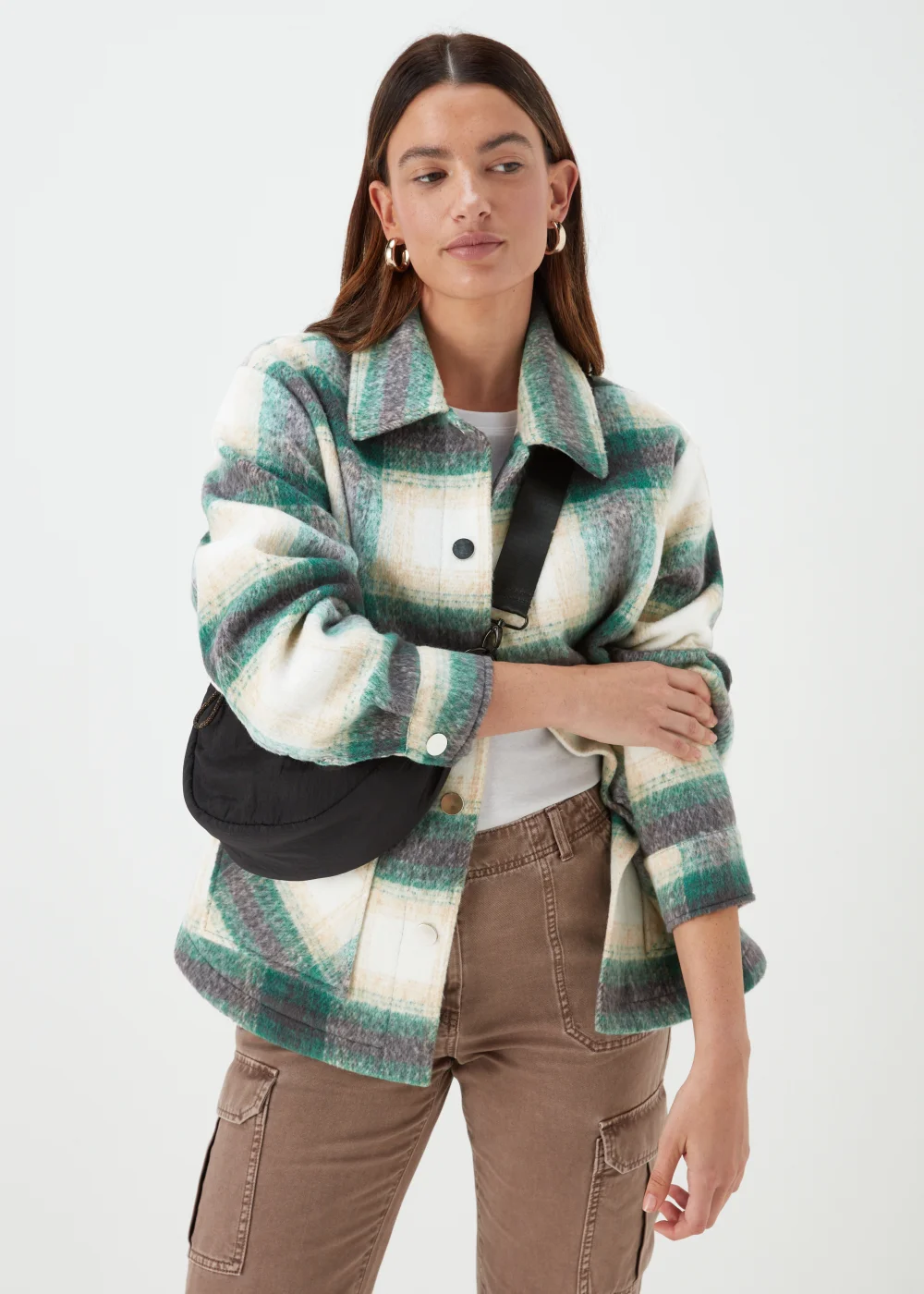 Green Check Shacket - 8 Image 4