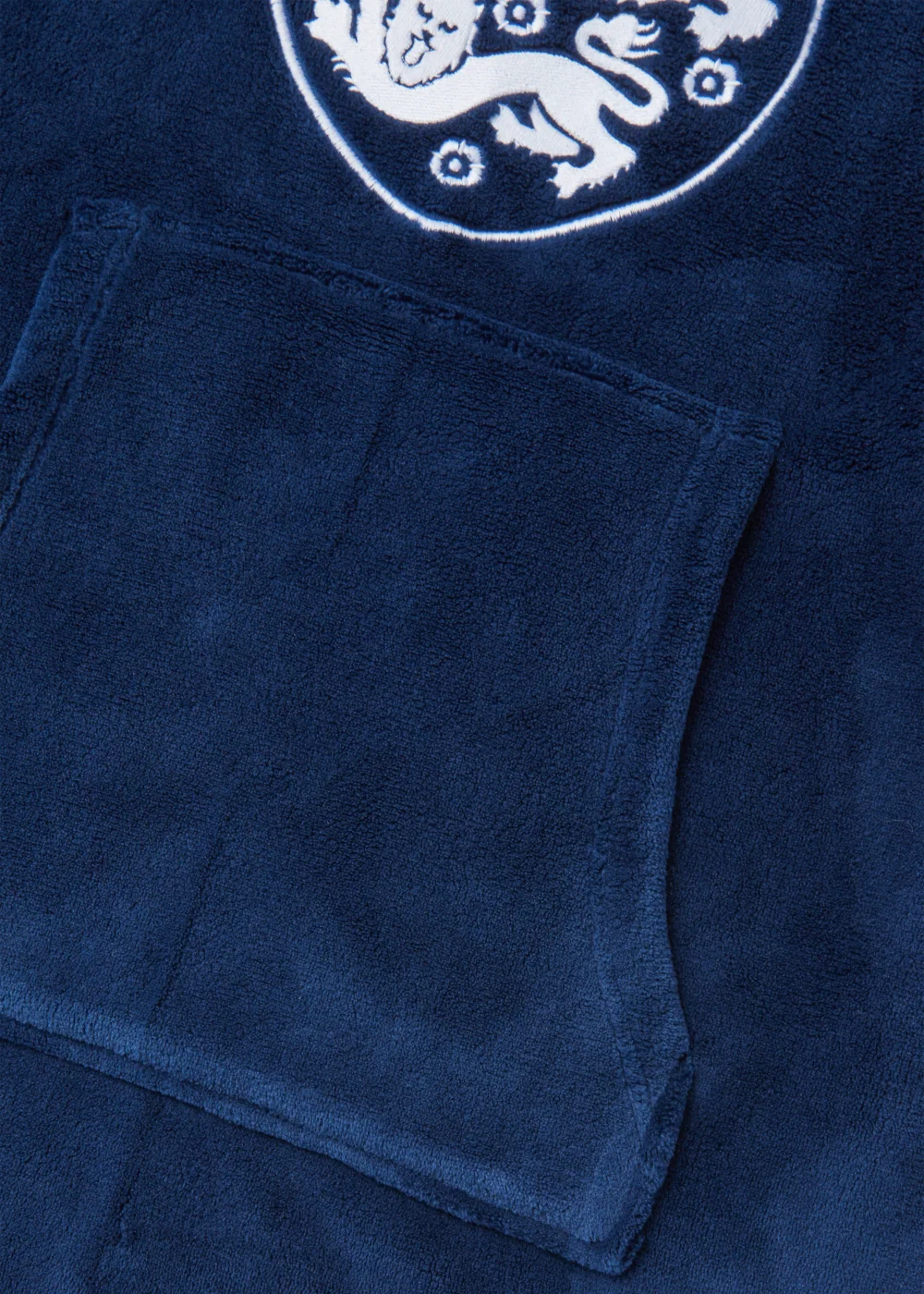 Kids Blue England Football Snuggle Hoodie - Age 4 - 6 Years Image 2