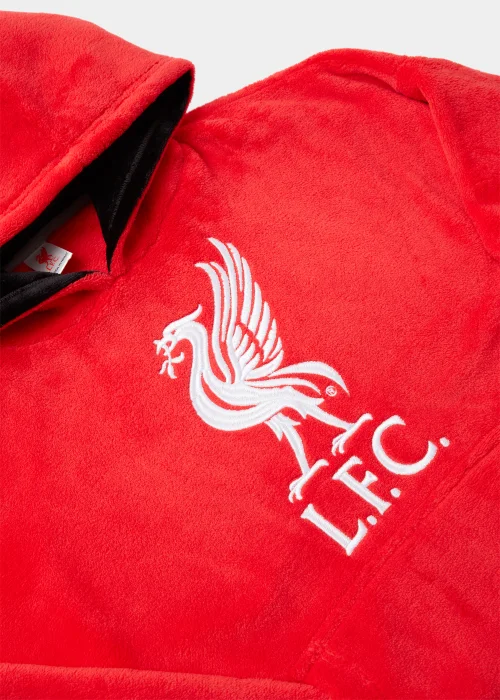 Kids Red Liverpool Football Snuggle Hoodie (4-13yrs) - Age 4 - 6 Years Image 2