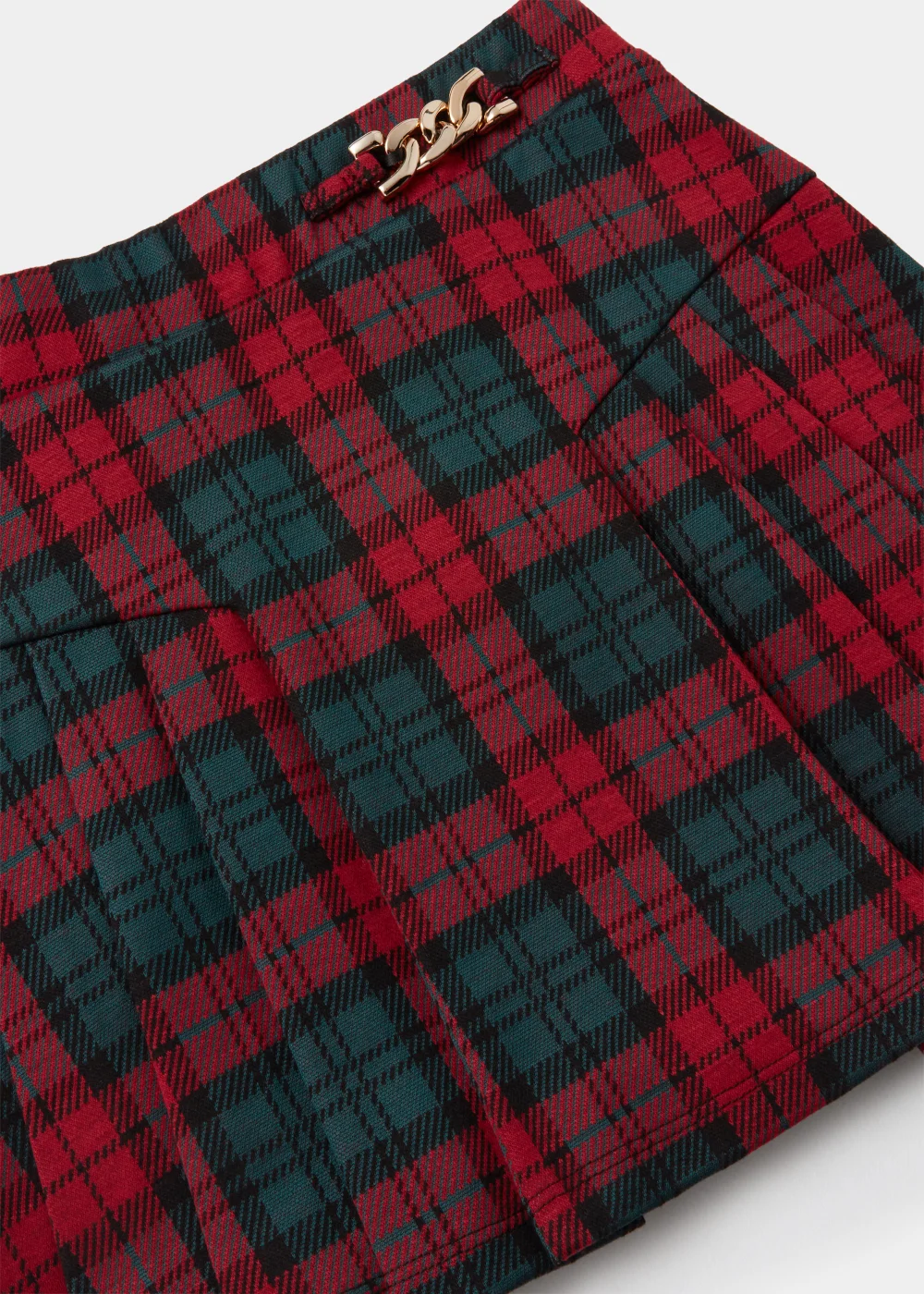 Girls Multicoloured Check Kilt Skirt (4-13yrs) - Age 4 Years Image 2