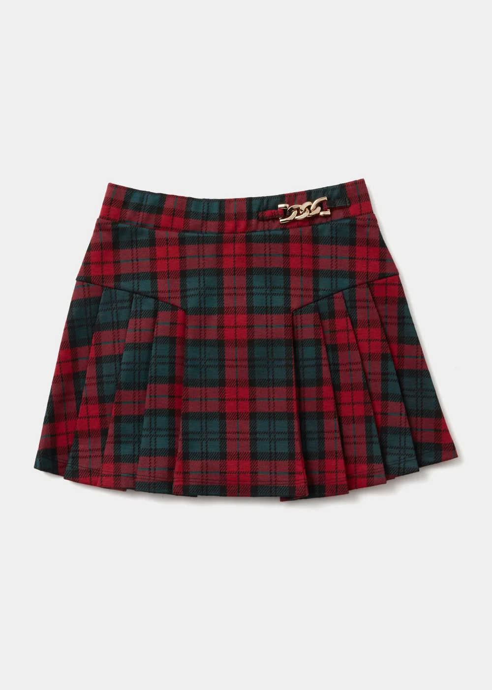 Girls Multicoloured Check Kilt Skirt (4-13yrs) - Age 4 Years Image 1
