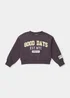 Girls Charcoal Good Days Sweatshirt (4-15yrs) - 4 Yrs Image 1