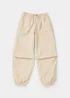 Girls Stone Parachute Cord Trousers (7-15yrs) - Age 7 Years Image 1
