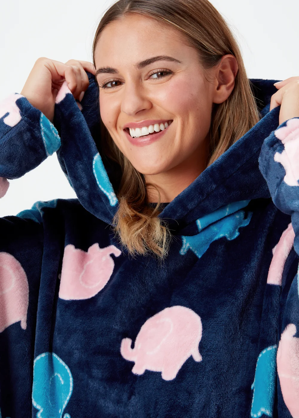 Alder Hey Navy Snuggle Hoodie - Extra small Image 3
