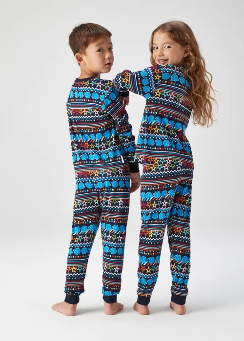 Kids Alder Hey Navy Jersey Pyjama Set (2-13yrs) - 2 - 3 Year Image 2