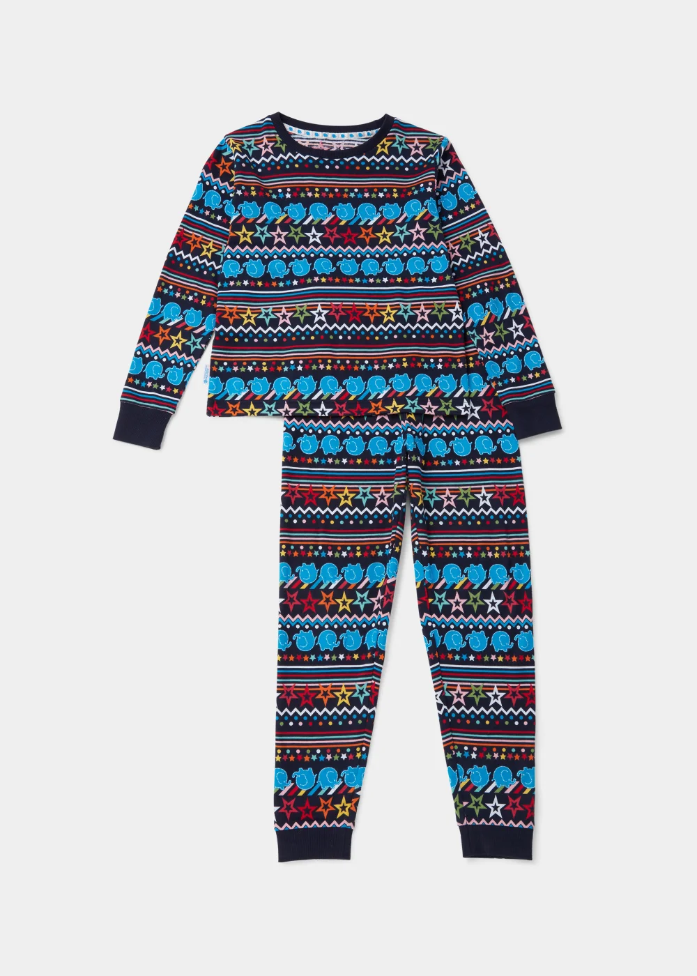 Kids Alder Hey Navy Jersey Pyjama Set (2-13yrs) - 2 - 3 Year Image 4