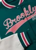 Girls Green Varsity Jacket (4-13yrs) - Age 4 Years Image 2