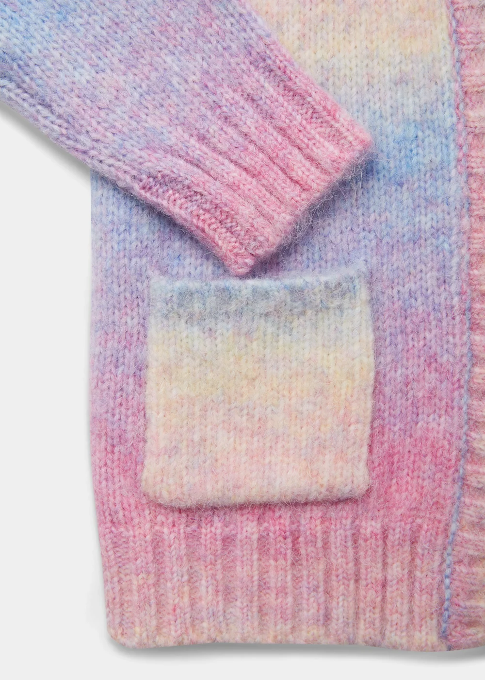 Girls Multicoloured Fluffy Cardigan (4-13yrs) - 4 Yrs Image 2