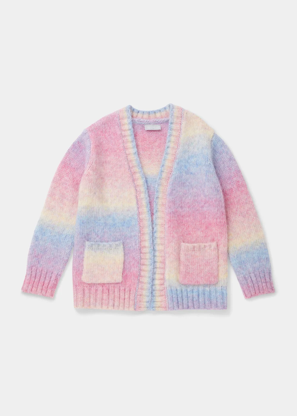 Girls Multicoloured Fluffy Cardigan (4-13yrs) - 4 Yrs Image 1
