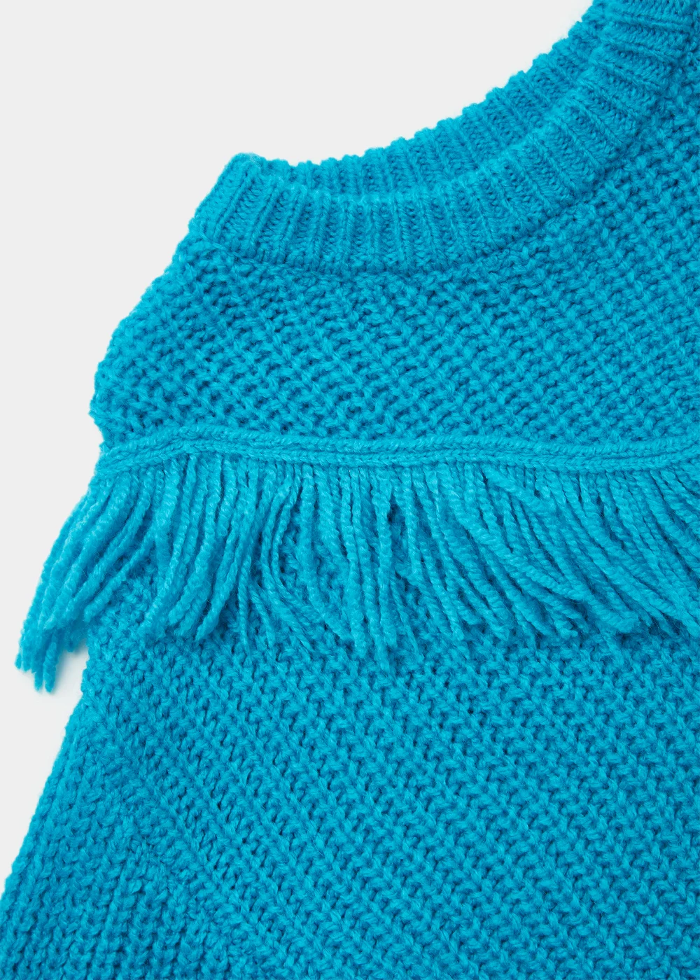 Girls Blue Fringe Jumper (4-13yrs) - 4 Yrs Image 6