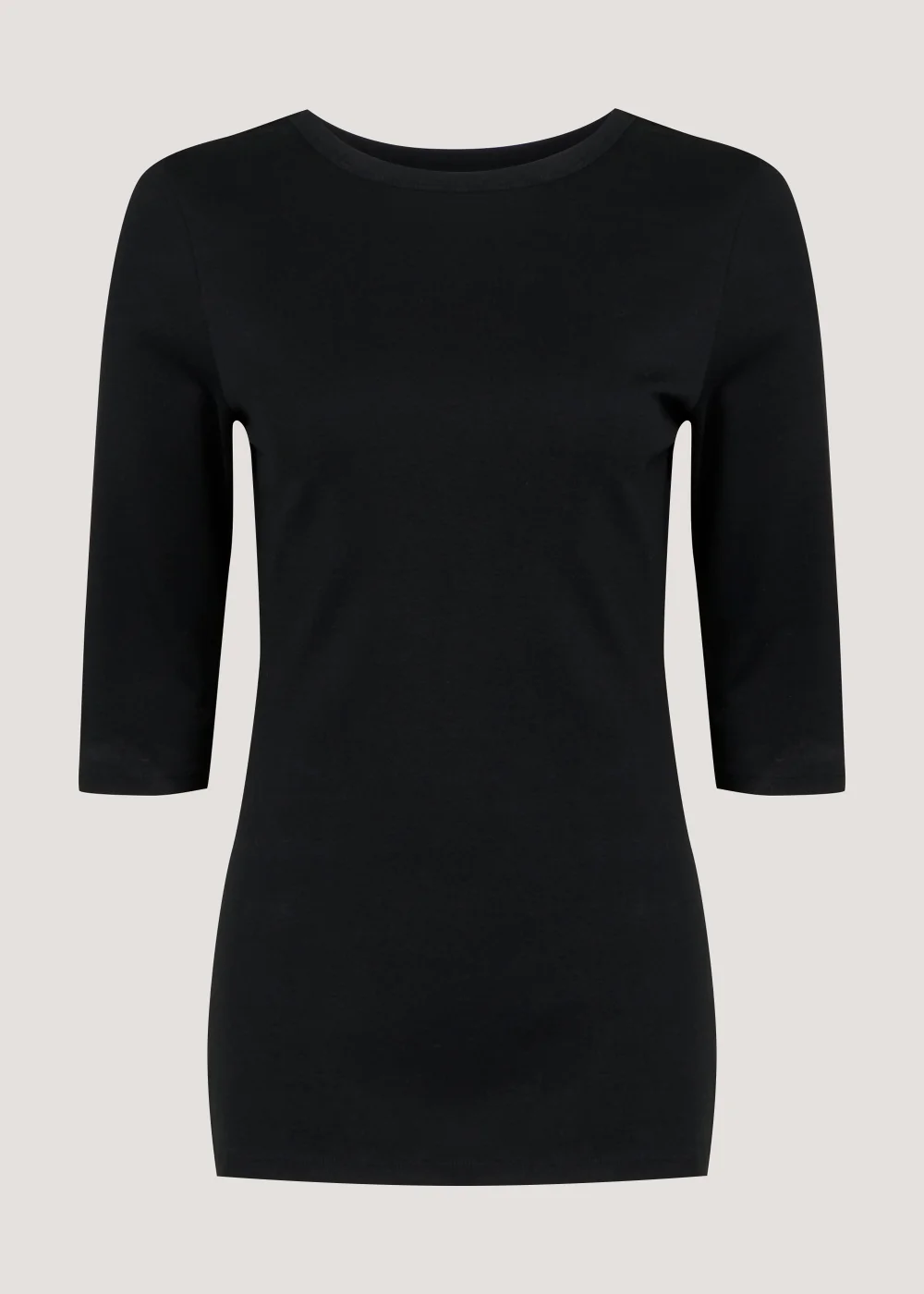 Black 3/4 Sleeve T-Shirt - 8 Image 5