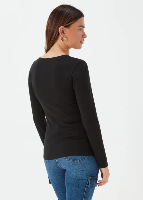 Black Long Sleeve T-Shirt - 8 Image 2