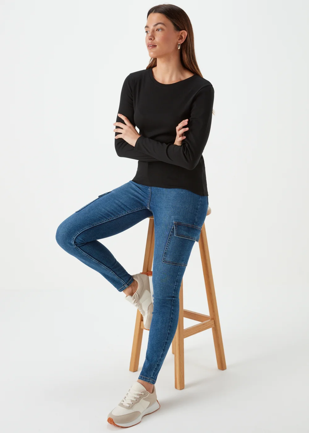 Black Long Sleeve T-Shirt - 8 Image 4