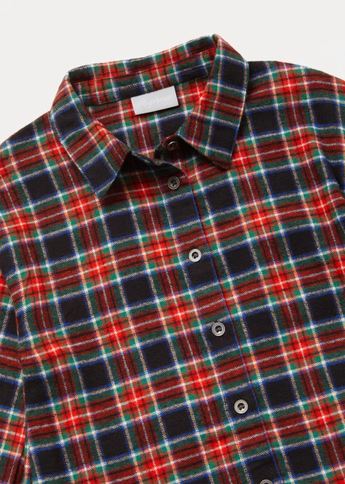 Girls Red Check Shirt Dress (4-13yrs) - 4 Yrs Image 2