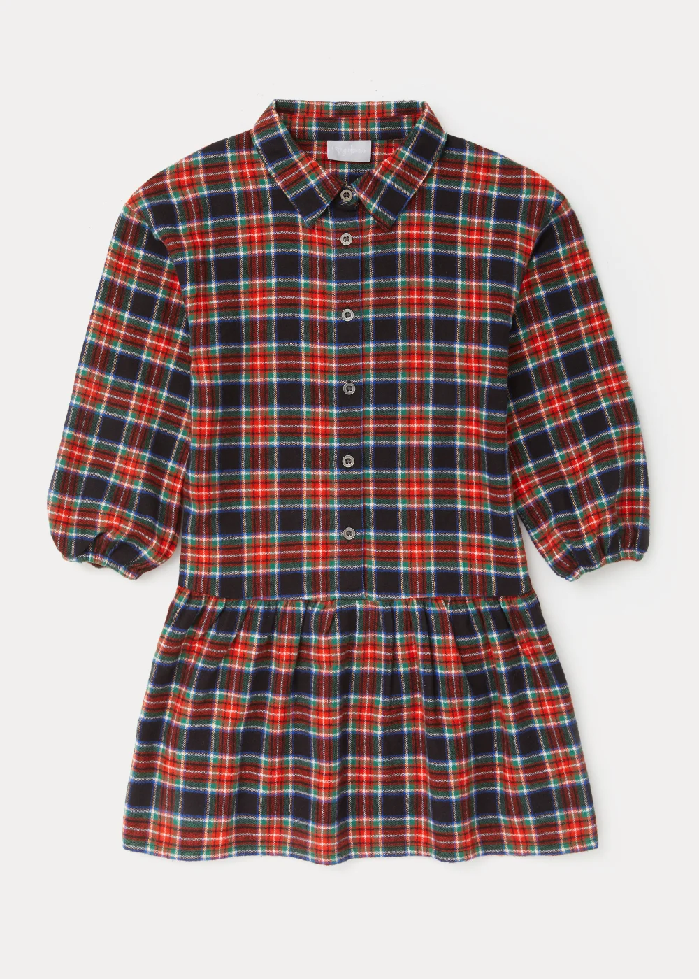 Girls Red Check Shirt Dress (4-13yrs) - 4 Yrs Image 1