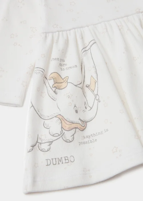 Baby White Disney Dumbo Dress & Headband Set (Newborn-12mths) - Newborn Image 2