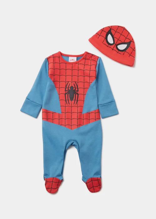 Marvel Spiderman Onesie for Boys, All in One Fleece Pyjamas, Hooded Jumpsuit Loungewear, Cosy Warm Nightwear, Gifts for Boys (4-5 Years, Blue/Red Marvel Spiderman Onesie for Boys, All in One Fleece Pyjamas, Hooded Jumpsuit Loungewear, Cosy Warm Nightwear, Gifts for Boys (4-5 Years, Blue/Red