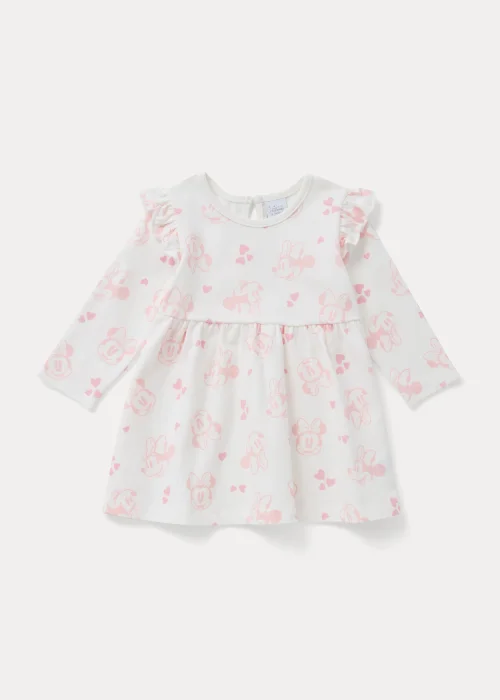 Baby Cream Minnie Mouse Print Dress (Newborn-12mths) - 0-3 months Image 1